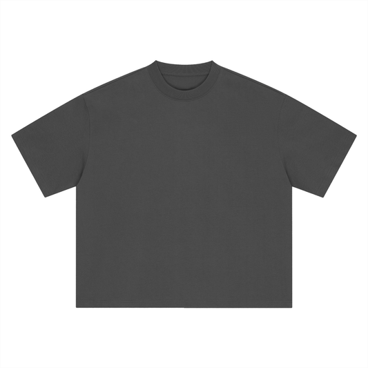 Gray on Gray Chrome Boxy T-Shirt