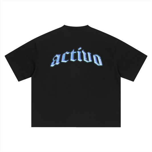 Black Activo Boxy Tee